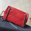 YSL JAMIE MEDIUM "CARRÉ RIVE GAUCHE " RED IN LAMBSKIN