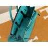 Hermes Birkin Blue Leather Gold 30cm