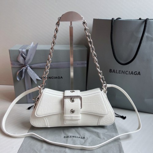 Balenciaga Lindsay white shoulder bag