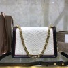 Bvlgari handbag serpenti diamond blast white bag