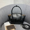 Bottega Veneta Arco Mini Black Leather Tote Bag