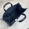 Fendi tote dark denim bag