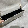YSL uptown shoulder bag white 19cm
