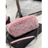 YSL Puffer Merino Shearling & Lambskin Pink 29cm