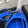 Balenciaga hourglass medium top handle bag in blue