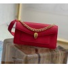 Bvlgari Serpentine east-west maxi chain red shoulder bag