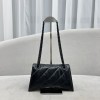 Balenciaga Crush small chain-strap black shoulder bag