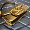 Valentino Garavani small Locò golden bag