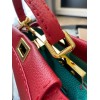 Fendi Peekaboo Togo Red leather bag