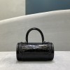 Balenciaga Croc Round Top Handle Bag