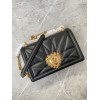 Dolce & Gabbana Black Devotion Shoulder Bag