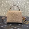 Valentino Vsling Krystal pink hand bag