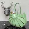 Bottega Veneta The Shell bag green large