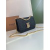 Burberry Small Leather Thomas Crossbody Black Bag