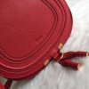 Chloe marcie medium / small red saddle bag
