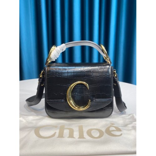 Chloe mini C bag in black