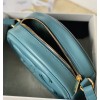 Celine Oval Cuir Triomphe blue calfskin bag