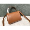 Valentino Garavani One Stud brown mini tote bag