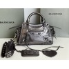 Balenciaga silver cagole XS handle bag