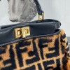 Fendi Peekaboo FF LogoSheep Skin Bag