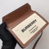 Burberry HorseFerry brown shoulder bag