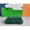 Bottega Veneta THE CHAIN CASSETTE Green Velvet