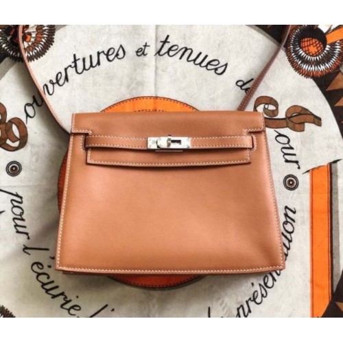 Hermes Kelly Danse Brown 22cm