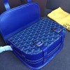 Goyard Belvedere PM Blue Leather Bag