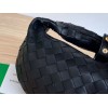 Bottega Veneta Mini Jodie Chain Hobo Black Woven Bag