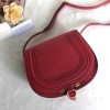 Chloe marcie medium / small red saddle bag