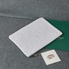 Goyard pouch white bag