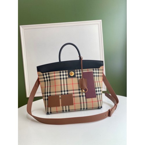 Burberry Society vintage tote bag