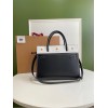 Burberry Leather Title Tote Bag
