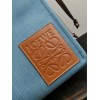 Loewe Cushion Tote Anagram jacquard and calfskin small bag