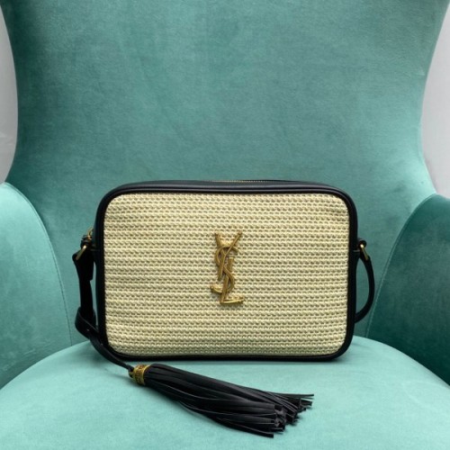 YSL Raffia Camera Bag