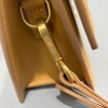 Jacquemus mini tote bag yellow leather 18cm