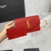 YSL uptown shoulder bag red