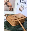 Loewe Goya leather shoulder bag in brown