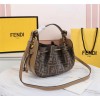 Fendi FF logo shoulder bag 24cm