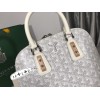 Goyard Sac Vendome White Canvas PM Bag