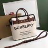 Burberry Leather Horseferry Tote Bag