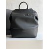 BOTTEGA VENETA black solf leather backpack