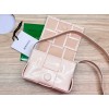 Bottega Veneta Mini Cassette Cream Leather Bag
