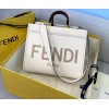 Fendi Sunshine Medium White Tote Bag