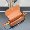 Celine shoulder leather brown 18cm bag