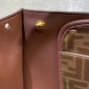 Fendi Peekaboo in brown leather 42cm