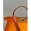 Fendi Peekaboo I See You Orange Hand Bag