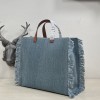 Fendi tote denim bag
