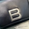 Balenciaga woc black silver shoulder bag