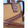 Loewe Gate top handle bag grain calfskin yellow bag